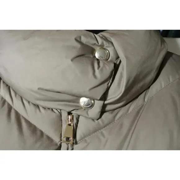 NEW, Moncler Brou coat in Taupe Grey Size 5 #DC513